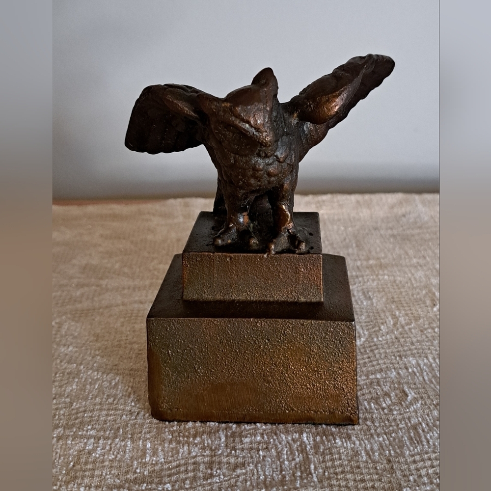 Bronze Owl Sculpture